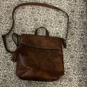 Patricia Nash Map Brown Riot Bag